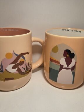Two Mug Set - From As Rooted - Black History Month - Has Messages Inside. New